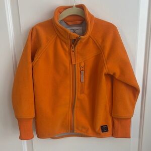 Polarn O. Pyret Orange Fleece shell Jacket